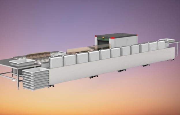 Auto-Tray-Return-Auto-Baggage-Conveyor-System