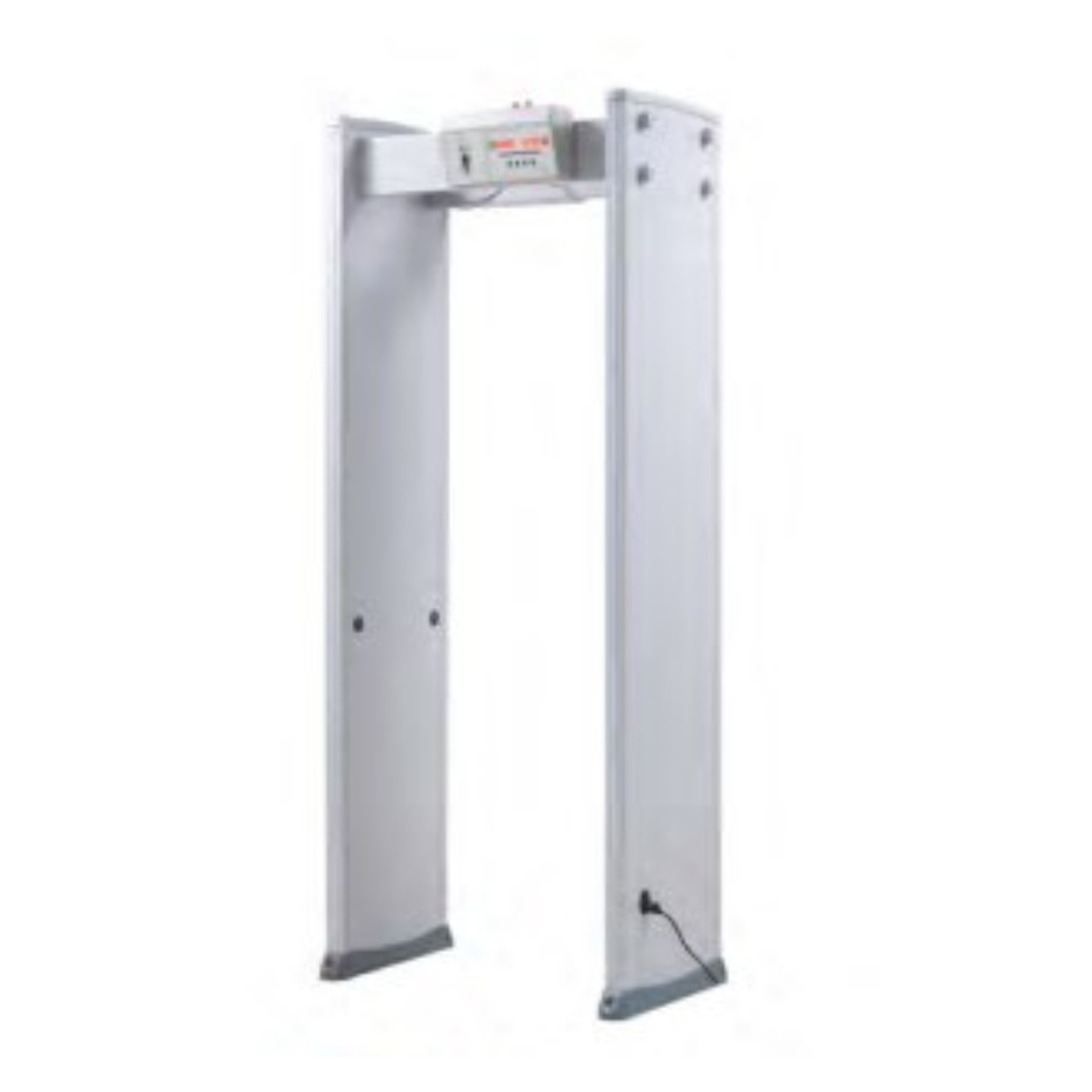 walk through metal detector used in airport screening